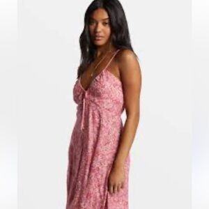 M22 Marks & Spencer Strap Pink Printed Floral Dress‎